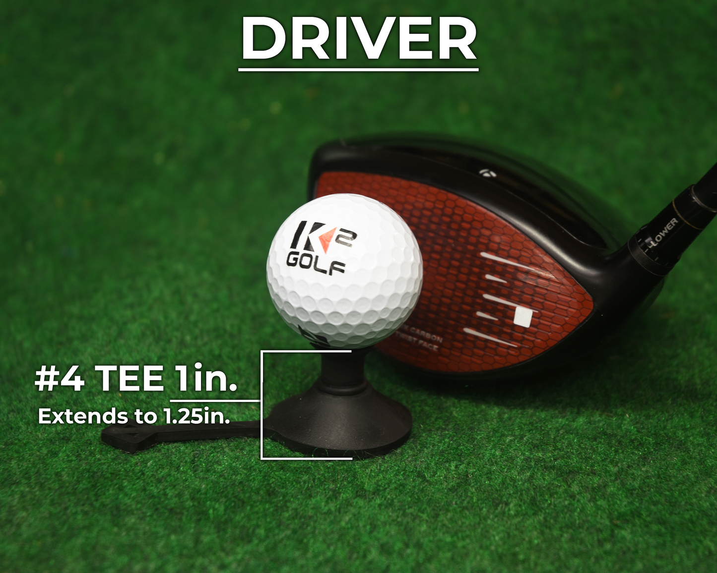 #4 TEES - 1 in. (2-PACK)