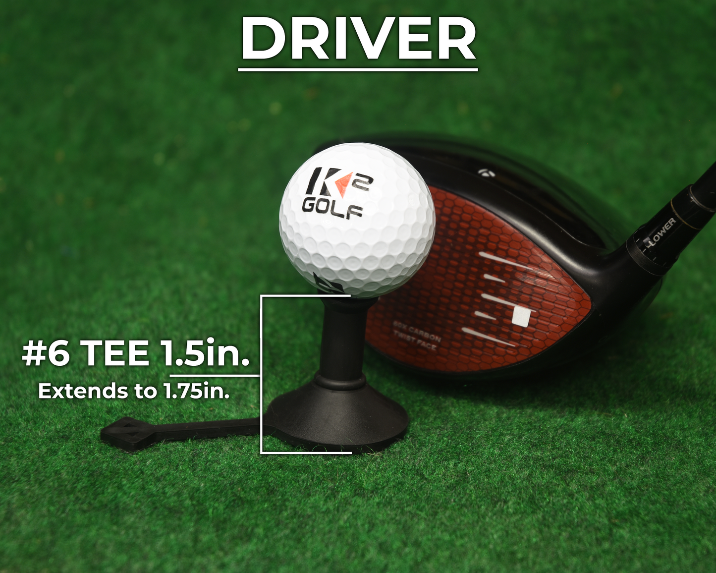 #6 TEES - 1.5 in. (2-PACK)