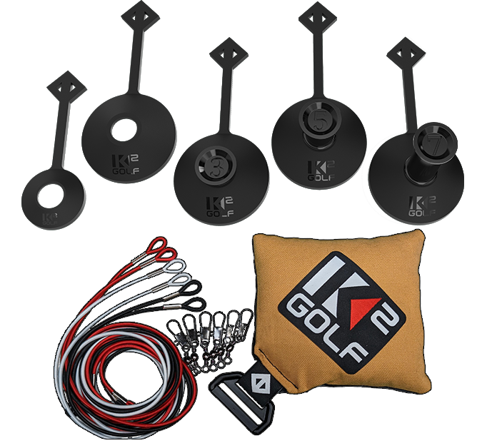 BUNDLE RANGE TOKEN (1,2,3,5,7) & TETHER PACK (Anchor, 9 Bungee Cords and 9 Swivel Clips)