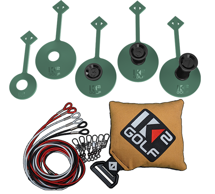 BUNDLE RANGE TOKEN (1,2,3,5,7) & TETHER PACK (Anchor, 6 Bungee Cords and 6 Swivel Clips)