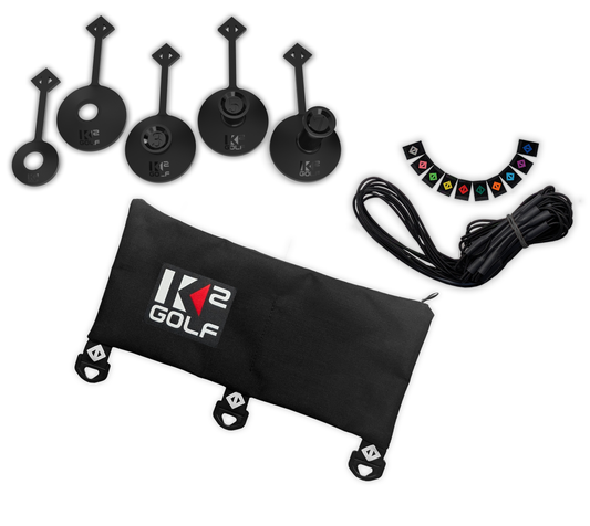 BUNDLE RANGE TOKEN (1,2,3,5,7) & Gen2 TETHER PACK (Anchor, 8 Bungee Cords and 8 Diamond ID Sleeves)