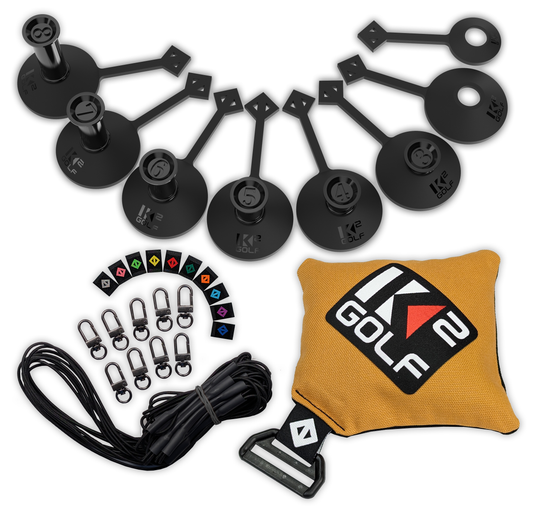 BUNDLE STANDARD SET (#1 - #8) & TETHER PACK (Anchor, 8 Bungee Cords, 8 Swivel Clips and 8 Diamond ID Sleeves)