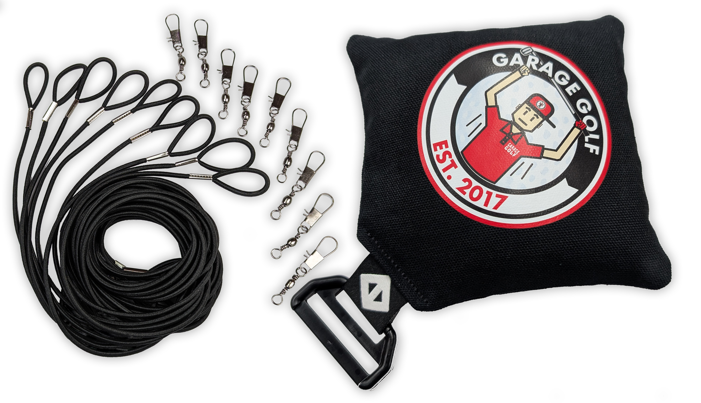 TETHER PACK (Anchor, 8 Bungee Cords and 8 Swivel Clips)