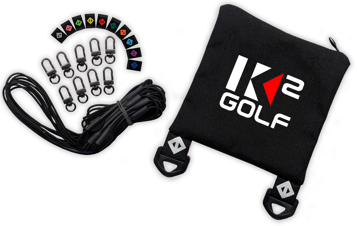 Gen2 TETHER PACK (Anchor, 8 Bungee Cords, 8 Swivel Clips and 8 Diamond ID Sleeves)